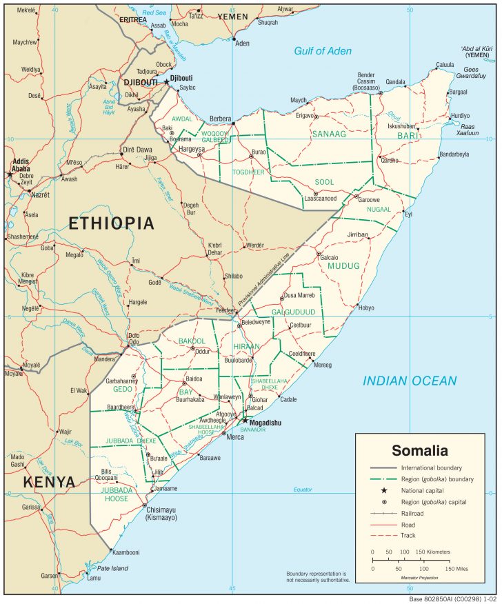 Somalia Maps - Perry-Castañeda Map Collection - Ut Library Online - Van ...