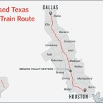 Some Texans Dodge Bullet Train, Others Are Square In Its Path | The   Texas State Railroad Route Map