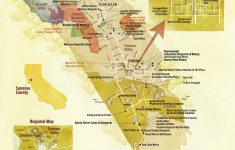 Sonoma Valley Wine Map - Best In Sonoma - Map Of Sonoma California Area
