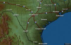 South Texas Radar On Khou - Texas Weather Map