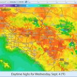 Southern California Broiling As New Heat Wave Hits   Los Angeles Times   Southern California Heat Map