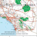 Southern California Road Ma Map Of California Springs Map Of Irvine   Irvine California Map