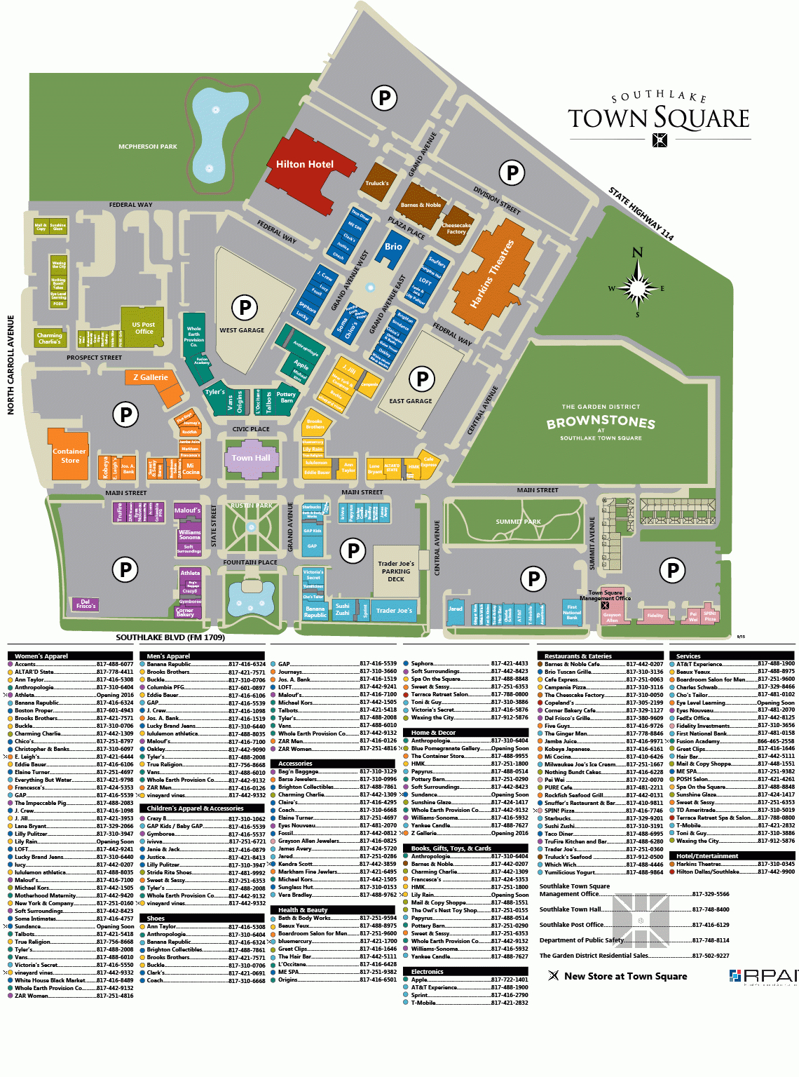 Southlake Square Map And Stores | Southlake, Texas | Pinterest - Where Is Southlake Texas On A Map Of Texas