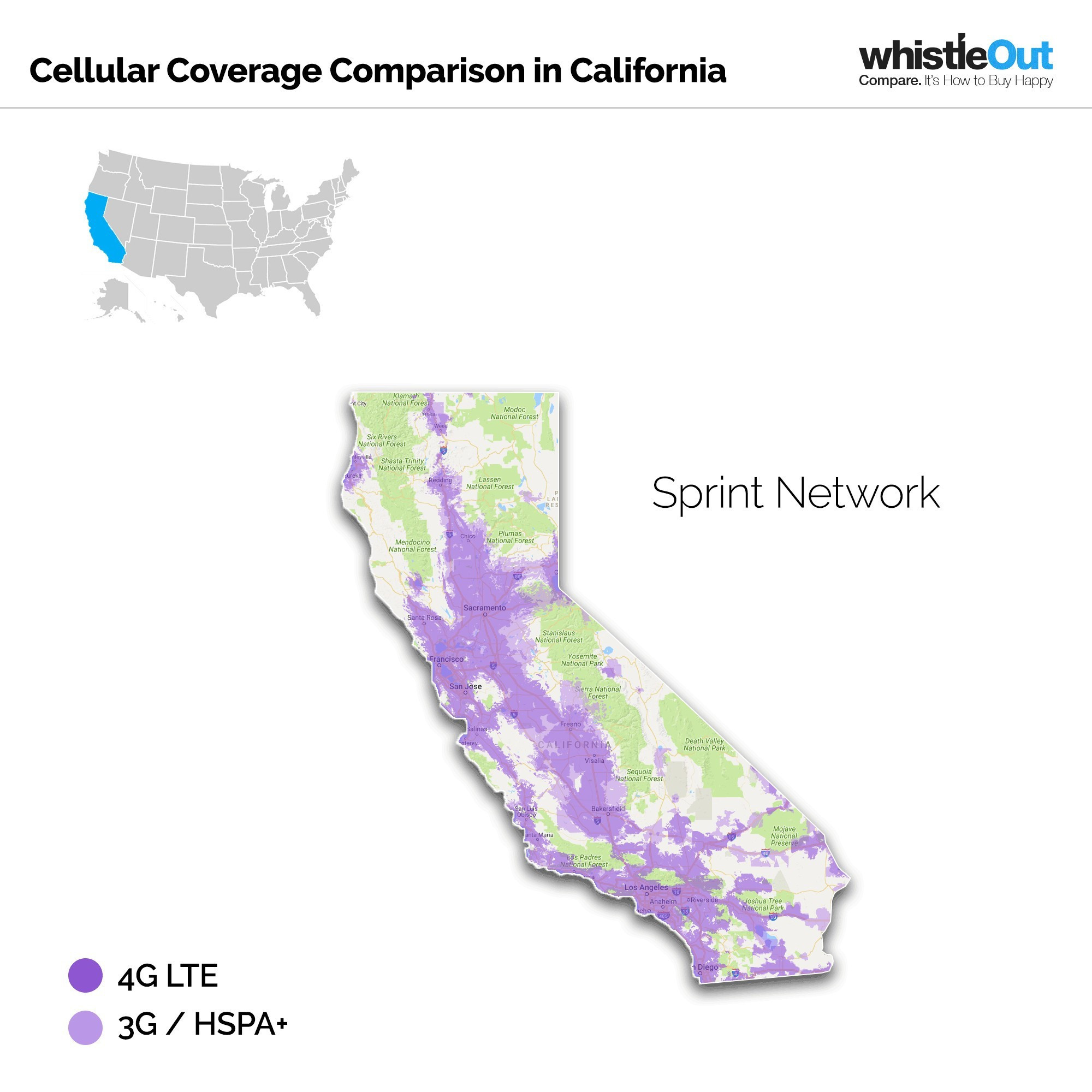 Sprint Us Coverage Map 2016 Mt7M4Iv Inspirational Sprint Coverage - Sprint Coverage Map California