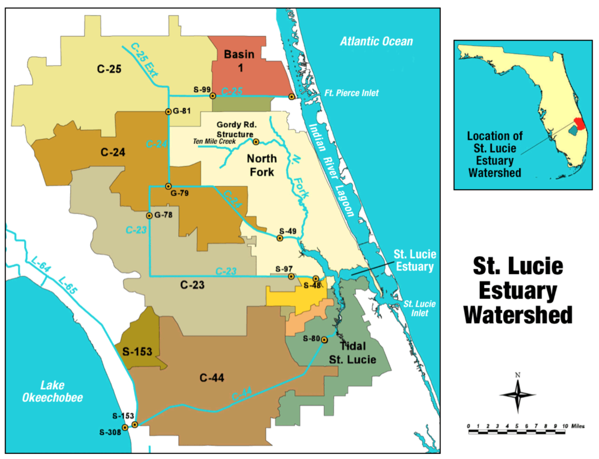 St. Lucie River - Wikipedia - Florida Map With Port St Lucie