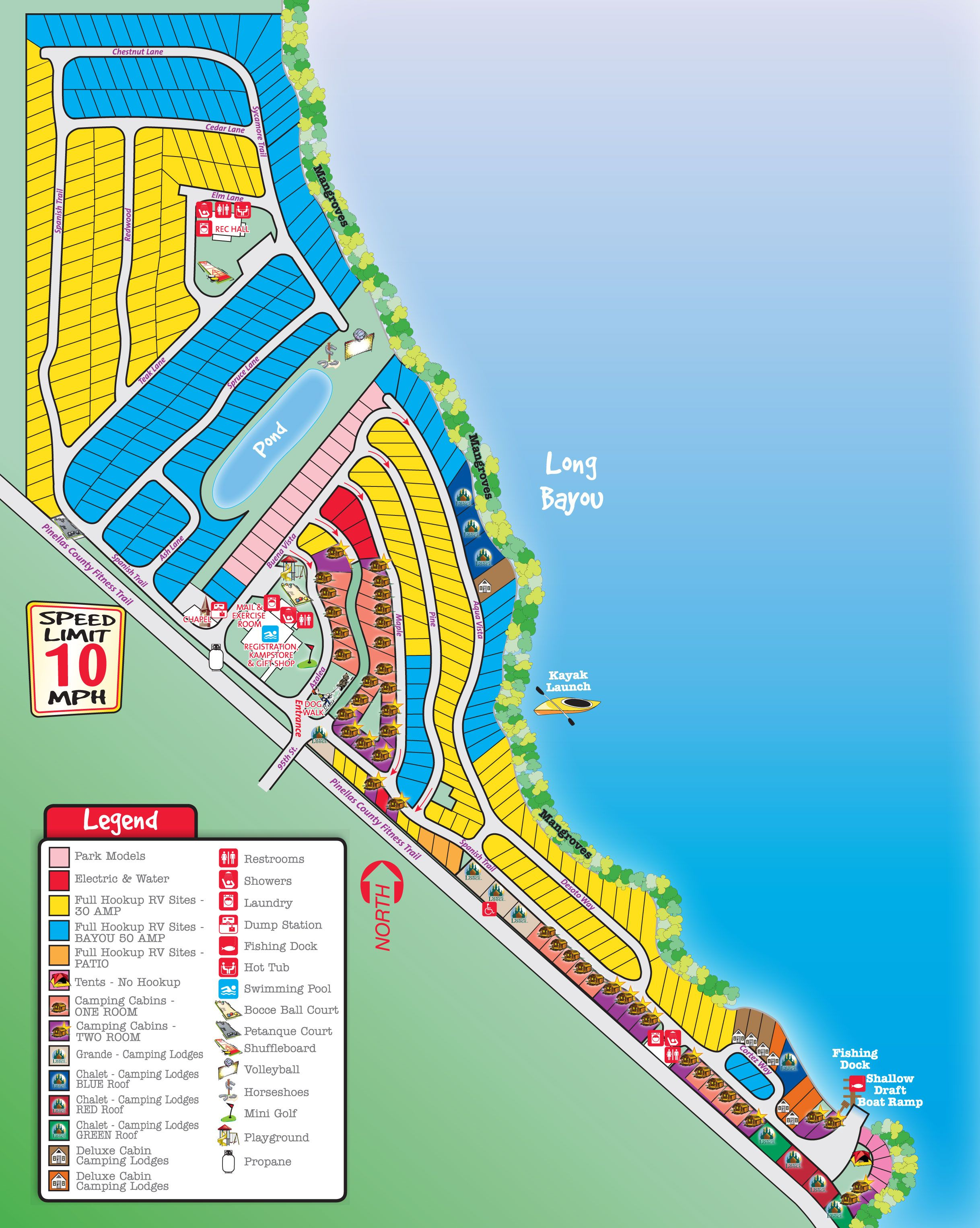 St. Petersburg / Madeira Beach Koa Campsites Start At $51.50 Per - Florida Rv Camping Map
