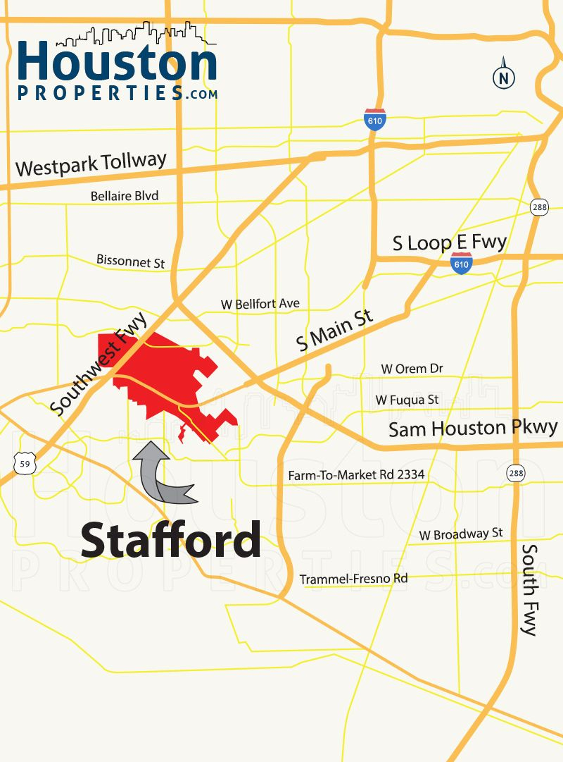 Stafford Tx Map | Great Maps Of Houston | Stafford Tx, Houston - Stafford Texas Map