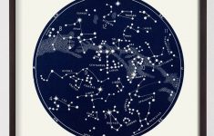 Star Map Constellation Print | Capricorn Press - Printable Star Map