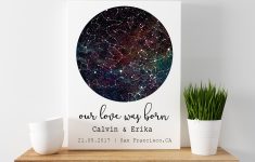 Star Map Printable Mapdate Map Of The Constellation Of | Etsy - Printable Star Map By Date