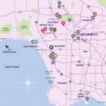 Starwood Hotels And Resorts   Los Angeles Attractions Map   Starwood Hotels California Map
