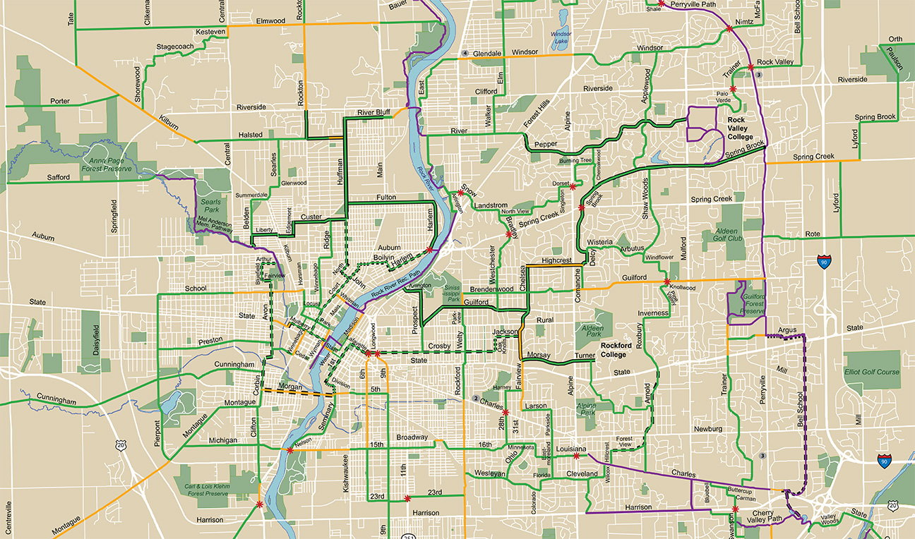 State And City Bike Maps - Ride Illinois - Ride Illinois - Printable Map Of Naperville Il