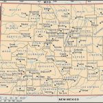 State And County Maps Of Colorado   Printable Road Map Of Colorado