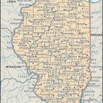 State And County Maps Of Illinois   Printable Map Of Illinois