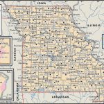 State And County Maps Of Missouri   Printable Map Of Springfield Mo