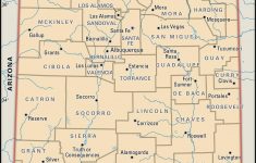 State And County Maps Of New Mexico - Printable Map Of Albuquerque