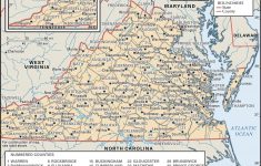 State And County Maps Of Virginia - Colonial Williamsburg Printable Map ...