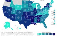 State And Local Sales Tax Rates In 2017 | Tax Foundation - Texas Sales Tax Map