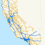 State Highways In California   Wikipedia   California State Road Map
