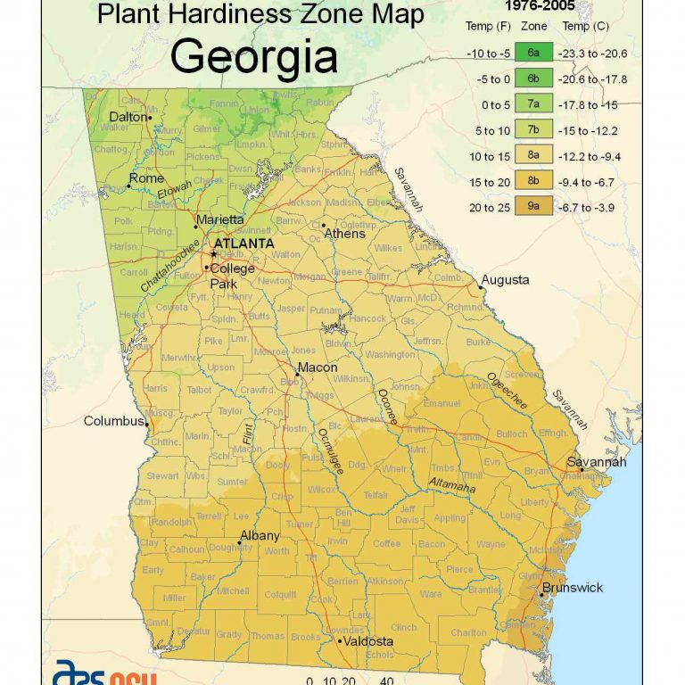 State Maps Of Usda Plant Hardiness Zones Florida Growing Zones Map