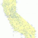 State Of California Water Feature Map And List Of County Lakes   Lakes In California Map