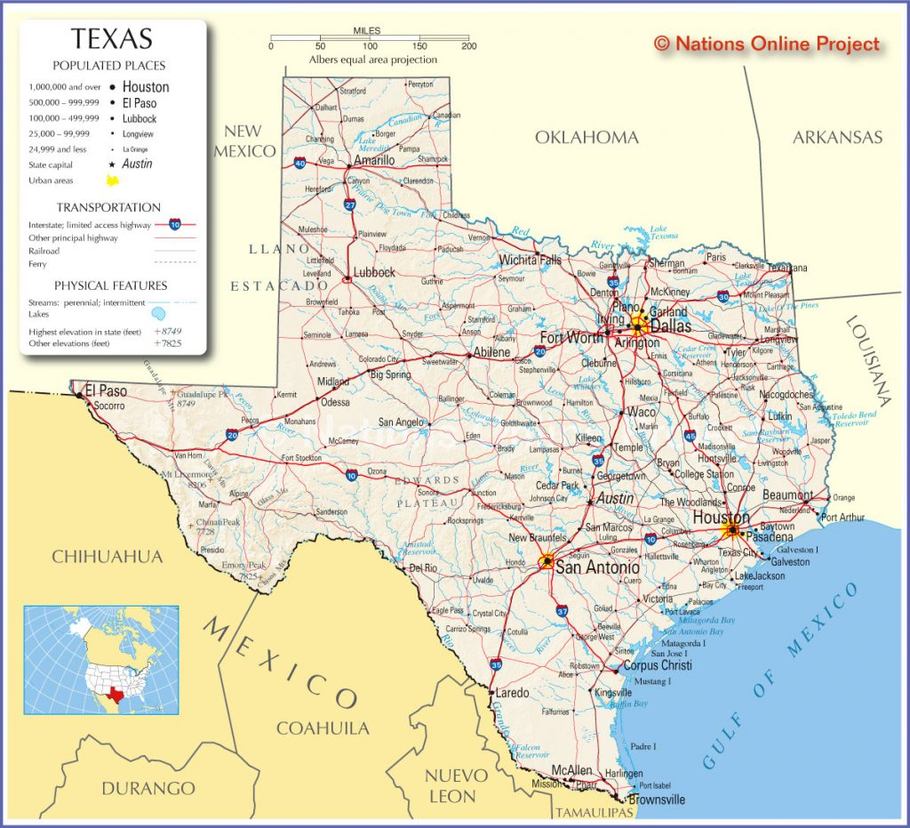 State Of Texas Cities Mappictures Ofmap Of North Texas Map - States - State Map Of Texas Showing Cities