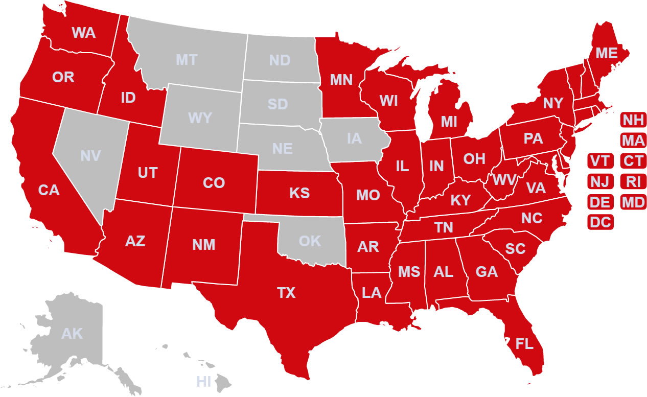 States Map With Cities. Comcast Coverage Map - States Map With Cities - Comcast Coverage Map Texas