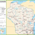 States Map With Cities. Wisconsin Road Map   States Map With Cities   Wisconsin Road Map Printable