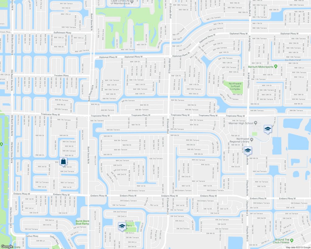 Street Map Of Cape Coral Florida – Best Cars 2018 - Street Map Of Cape ...