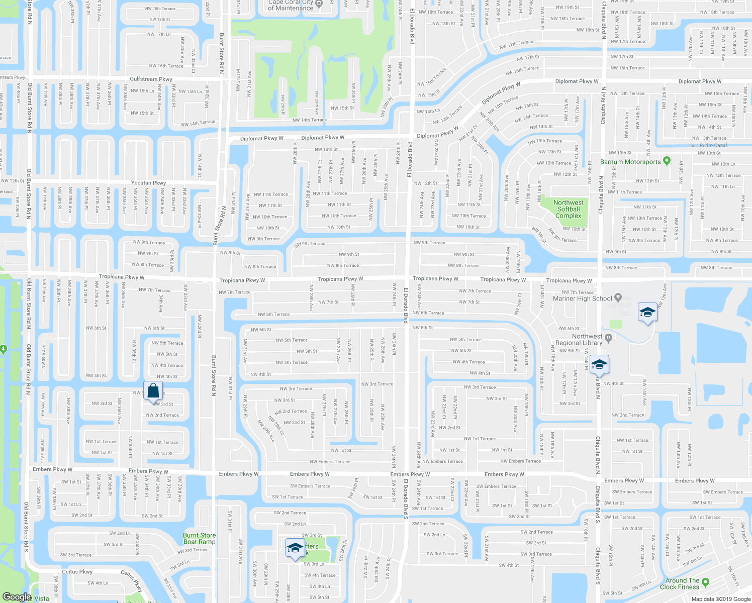 Street Map Of Cape Coral Florida – Best Cars 2018 - Street Map Of Cape Coral Florida