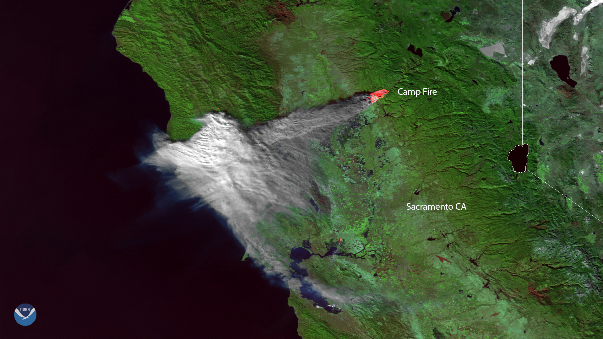 Stunning Satellite Images And Animations Offer A Sobering - Live Satellite Map California