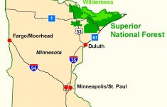 Superior National Forest- Maps - Printable Maps By Waterproofpaper Com