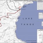Tahoe Rim Trail Barker Pass To Tahoe City Map   Lake Tahoe Ca • Mappery   Tahoe City California Map