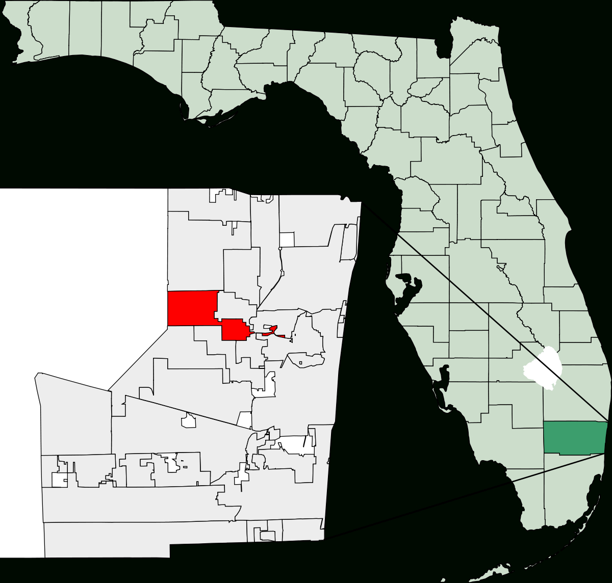 Tamarac, Florida - Wikipedia - Tamarac Florida Map