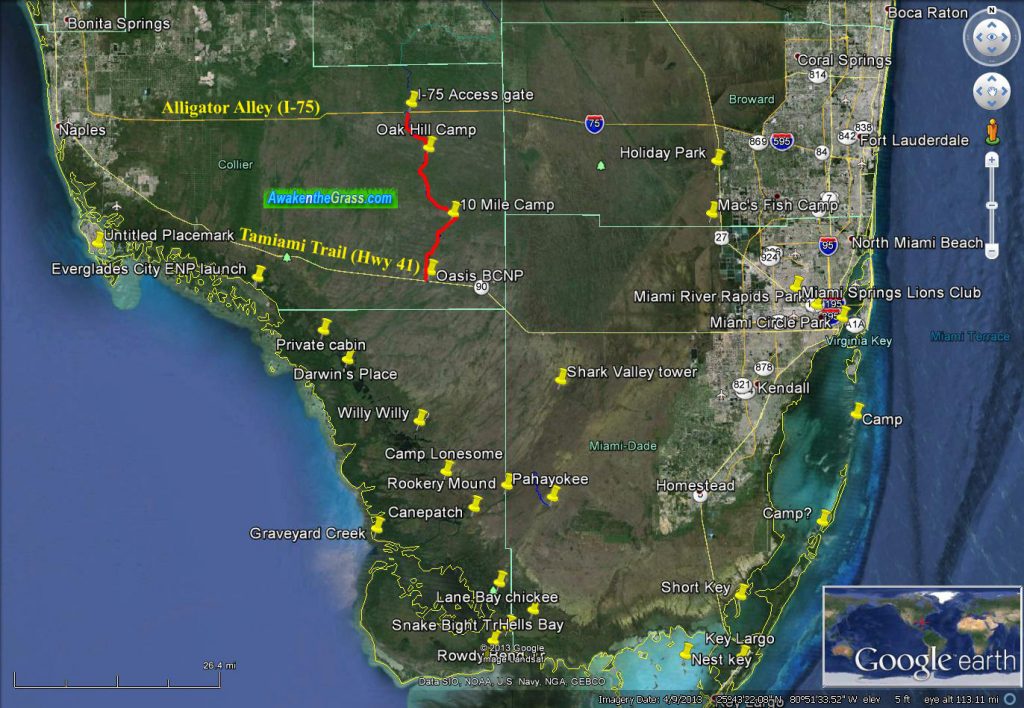 Tamiami Trail To Alligator Alley The Hard Way – Through Hiking The ...