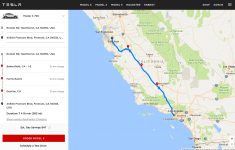 Tesla Launches "ev Trip Planner" Tool With Map Of Supercharger Locations - California Vacation Planning Map