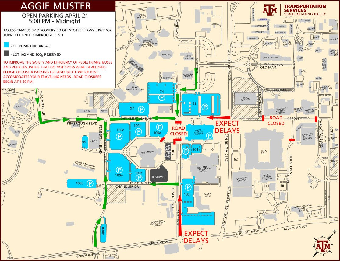 Texas A&amp;amp;m University On Twitter: &amp;quot;everything You Need To Know About - Texas A&amp;amp;amp;m Parking Map