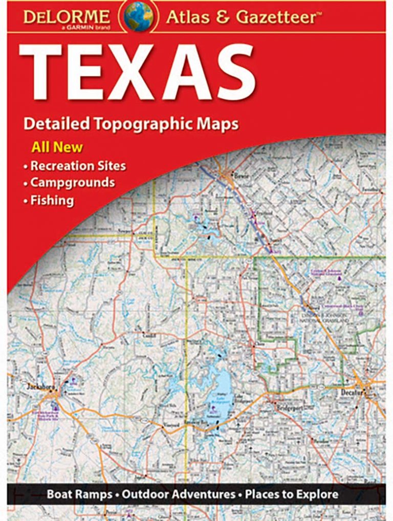 Texas Atlas & Gazetteer – Kappa Map Group - Texas Atlas Map | Printable ...