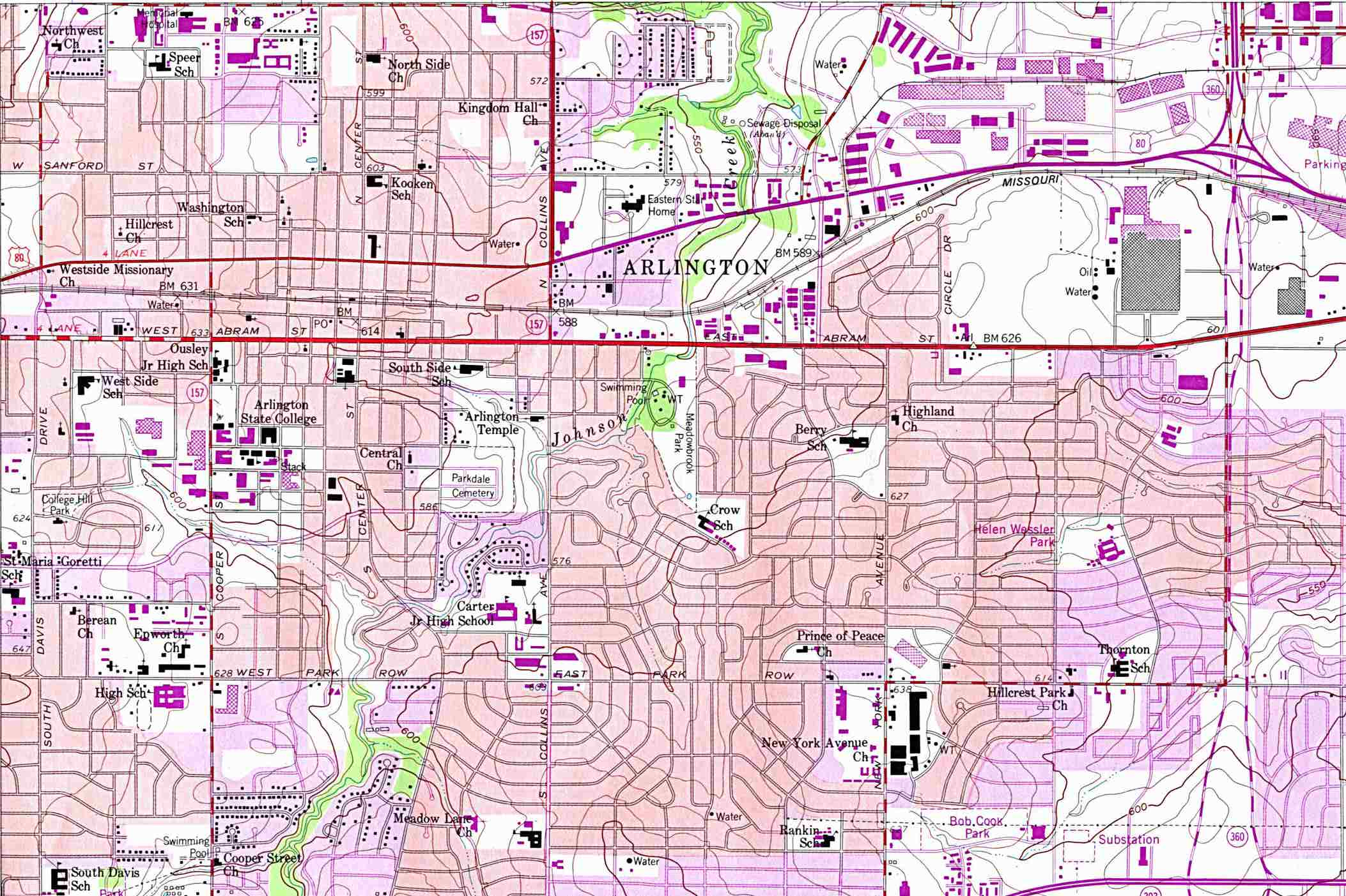 Texas City Maps - Perry-Castañeda Map Collection - Ut Library Online - Google Maps Dallas Texas