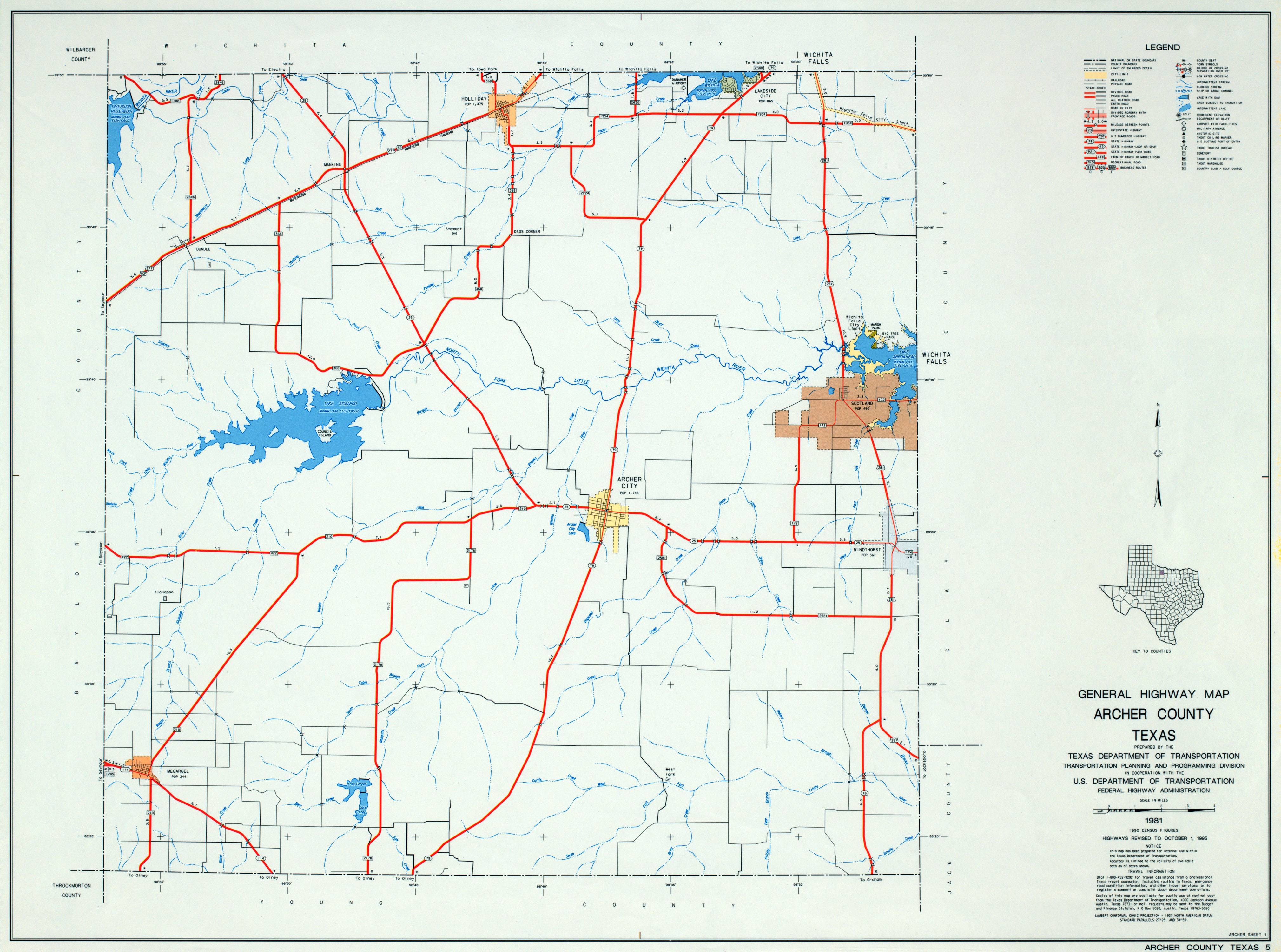 Texas County Highway Maps Browse - Perry-Castañeda Map Collection - Jack County Texas Map