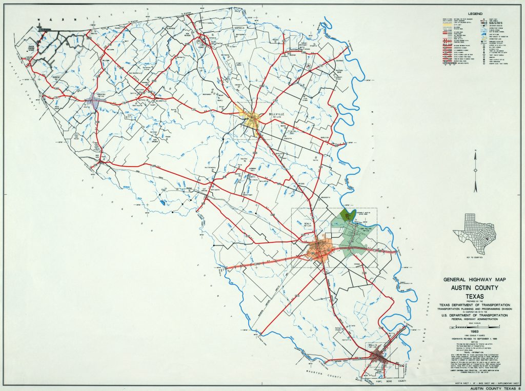 Texas County Highway Maps Browse PerryCastañeda Map Collection Sealy Texas Map Printable Maps