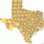 Texas County Map   Big Spring Texas Map