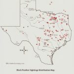 Texas Cryptid Hunter: Updated Black Panther Distribution Map (8/11/14)   Live Map Of Texas