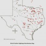 Texas Cryptid Hunter: Updated Black Panther Distribution Map   Texas Waterways Map