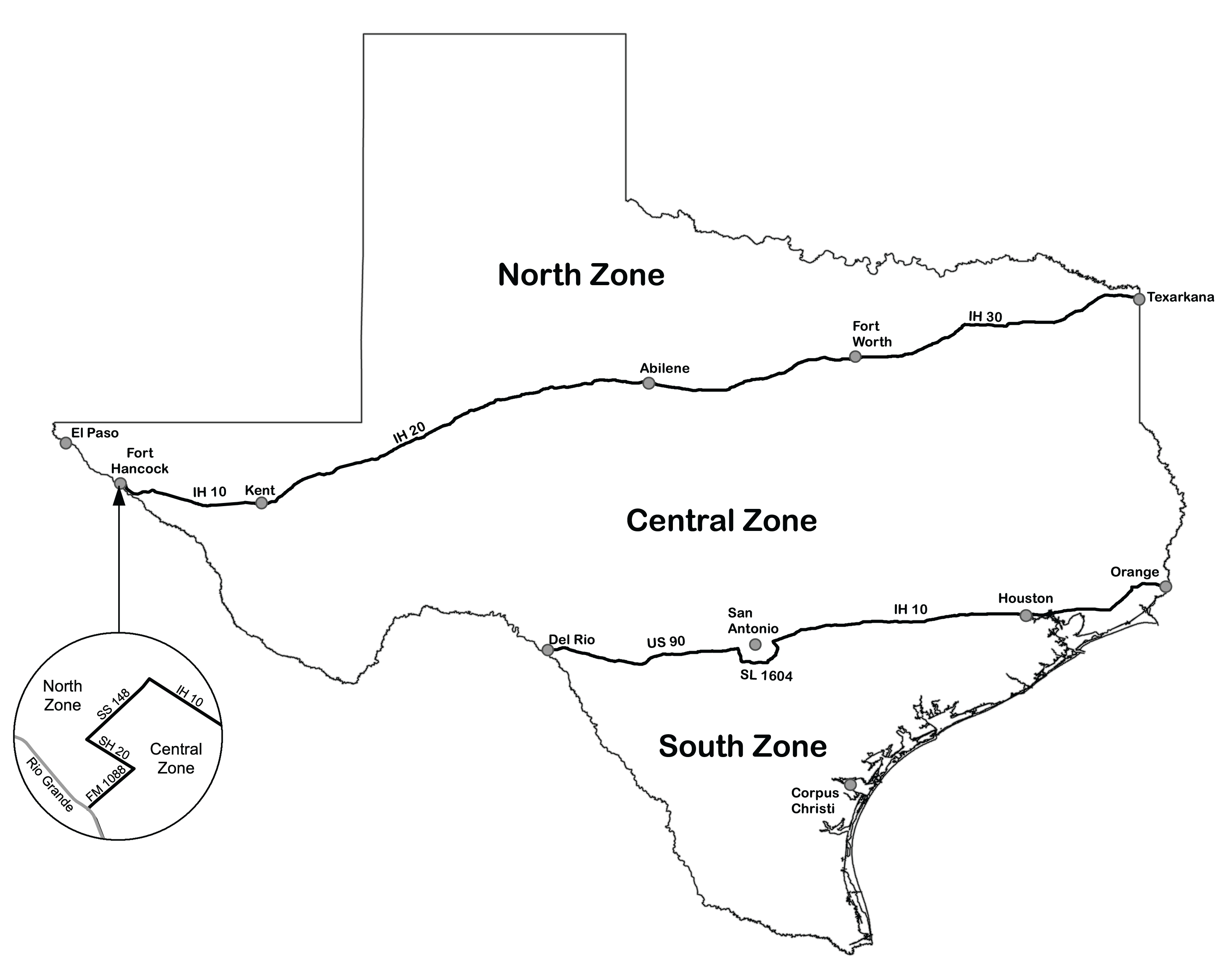 Texas Dove Hunters Association - Tpwd - Texas Hunting Map