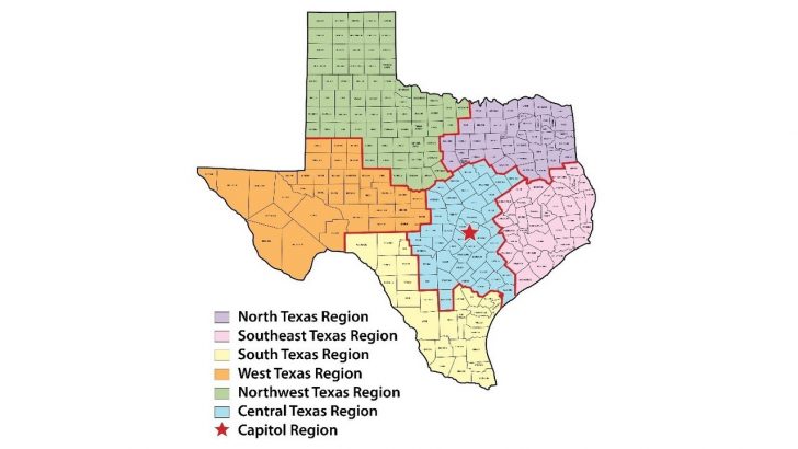 Texas Dps Launches Social Media Accounts - Texas Dps Region Map ...