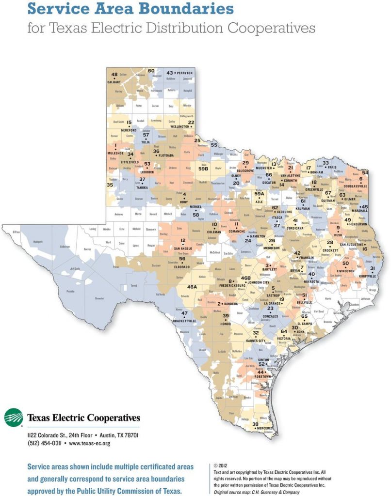 Texas Electric Cooperatives - Pdf - Texas Electric Cooperatives Map ...