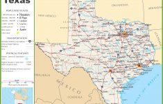 Texas Highway Map - Texas Road Map Google