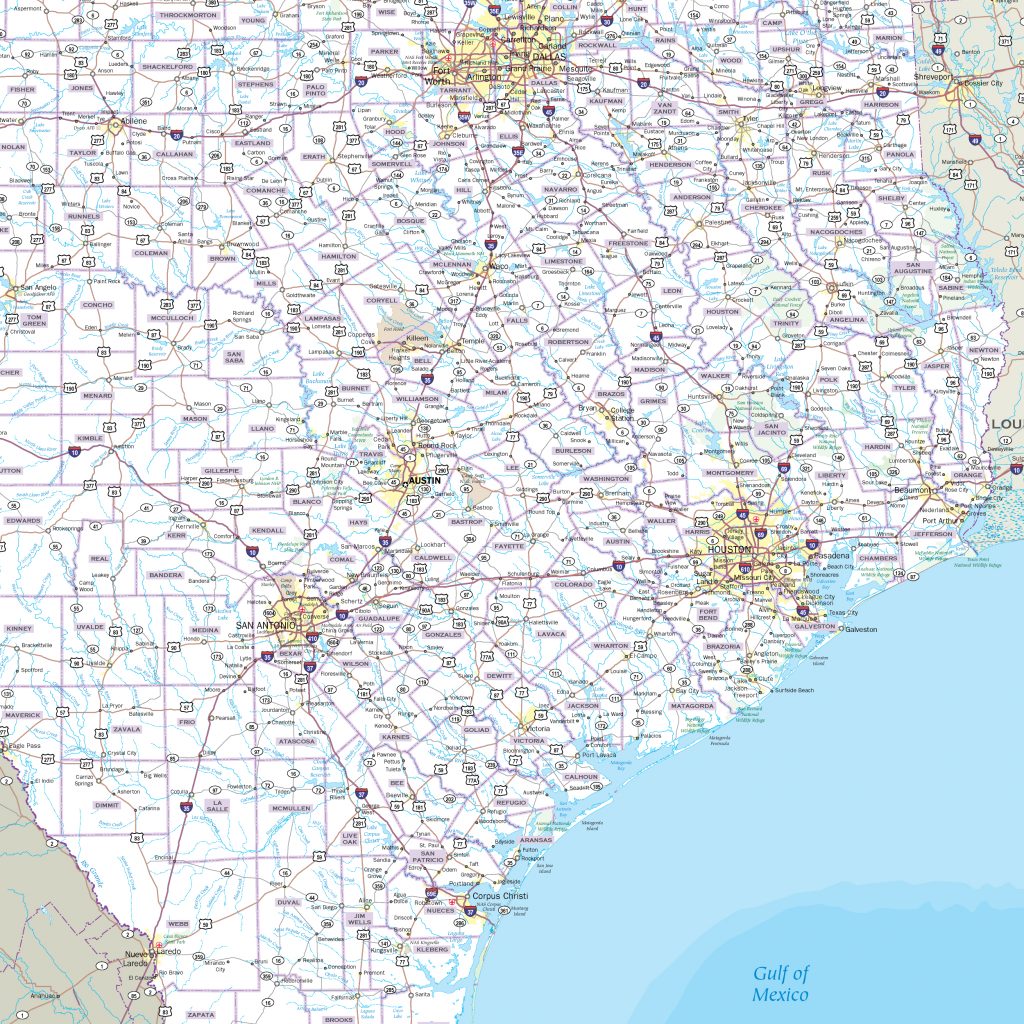 Texas Highway Map Printable Maps | Sexiz Pix