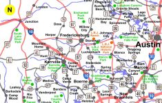 Texas Hill Country Map |  Map Showing Towns And Placesin – Texas Hill Country Map