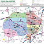 Texas Hill Country Map With Cities & Regions · Hill Country Visitor   Driving Map Of Texas Hill Country